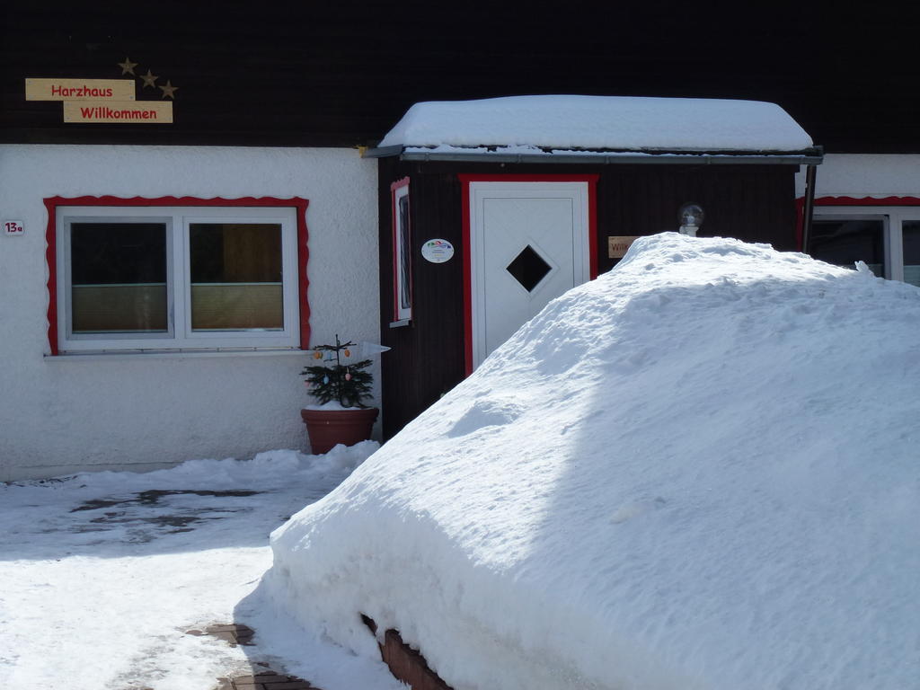 Harzhaus Willkommen Braunlage Buitenkant foto
